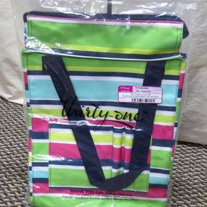 Thirty-One Tall Organizing Tote Bag Preppy Pop